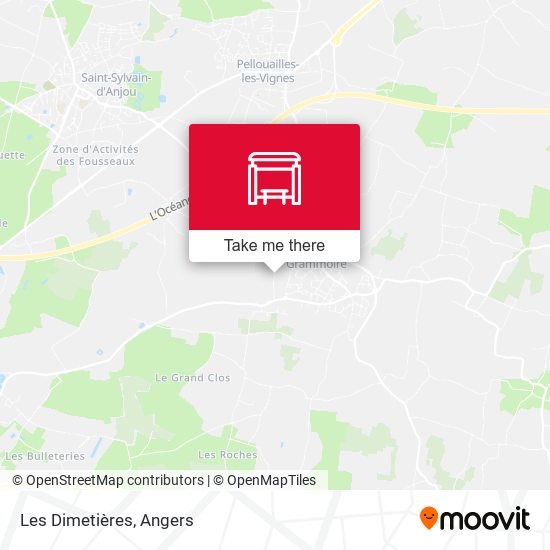 Les Dimetières map