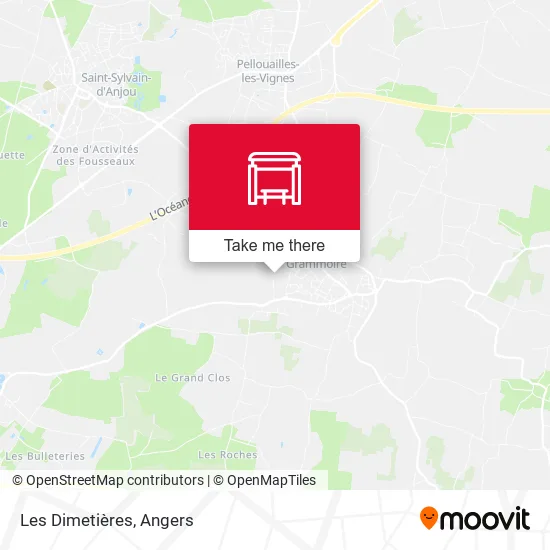 Les Dimetières map