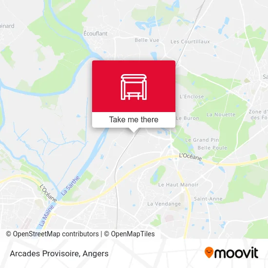 Arcades Provisoire map