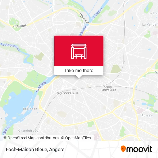 Foch-Maison Bleue map