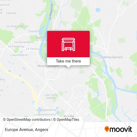 Avenue De L'Europe map