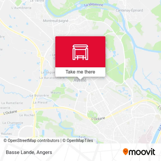 Basse Lande map