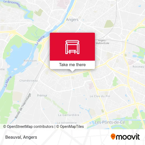 Beauval map