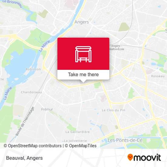 Beauval map