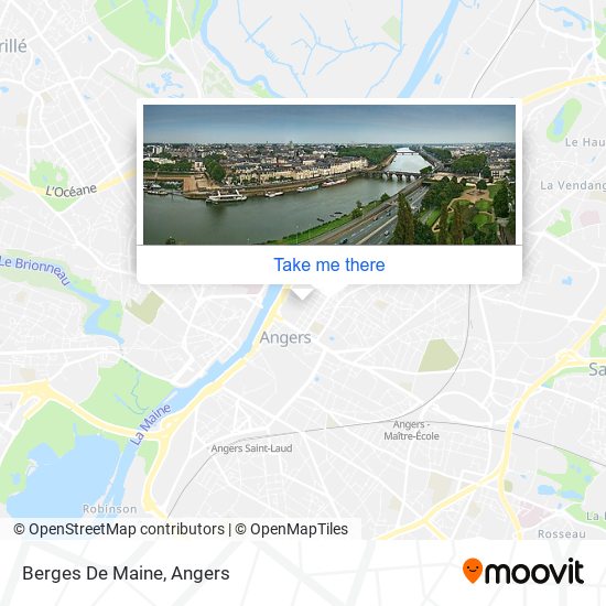 Berges De Maine map