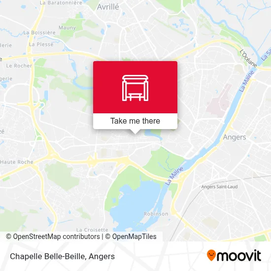 Chapelle Belle-Beille map