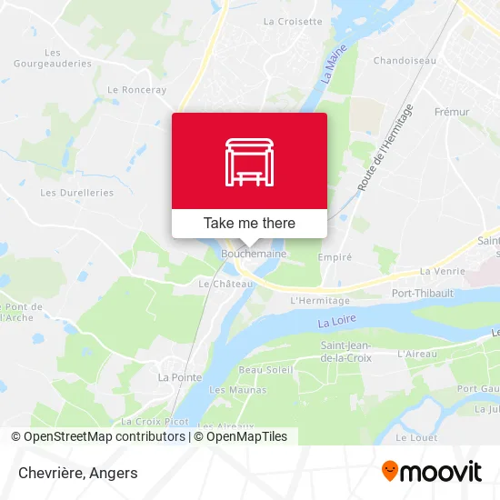 Chevrière map