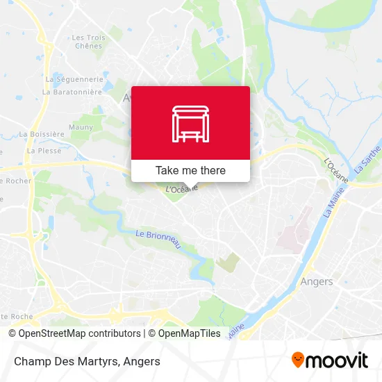 Champ Des Martyrs map