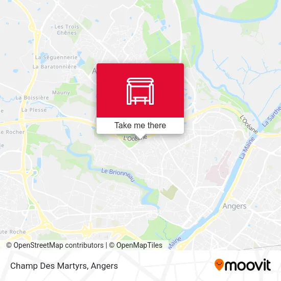 Champ Des Martyrs map