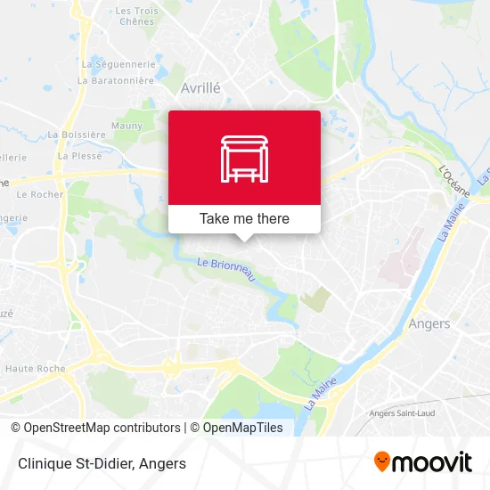 Clinique St-Didier map