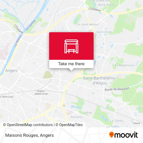 Maisons Rouges map