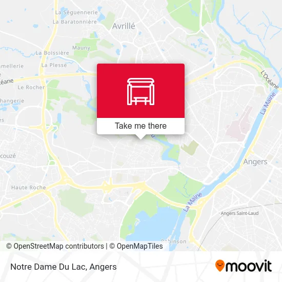 Notre Dame Du Lac map