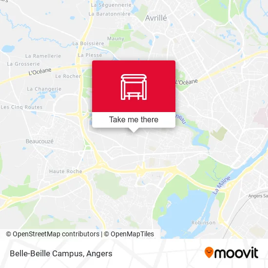 Belle-Beille Campus map