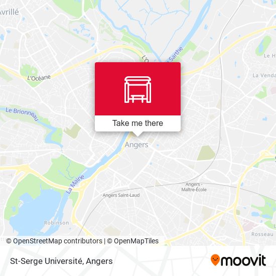 St-Serge Université map