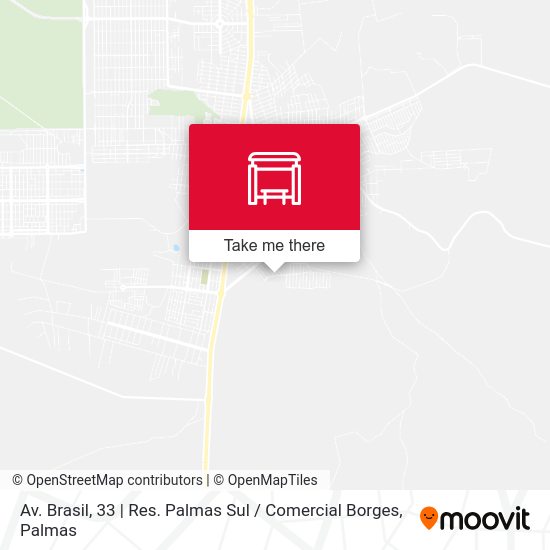 Av. Brasil, 33 | Res. Palmas Sul / Comercial Borges map
