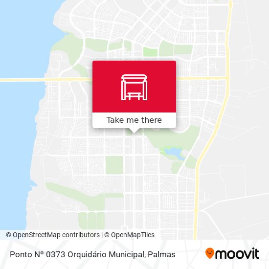 Ponto Nº 0373 Orquidário Municipal map