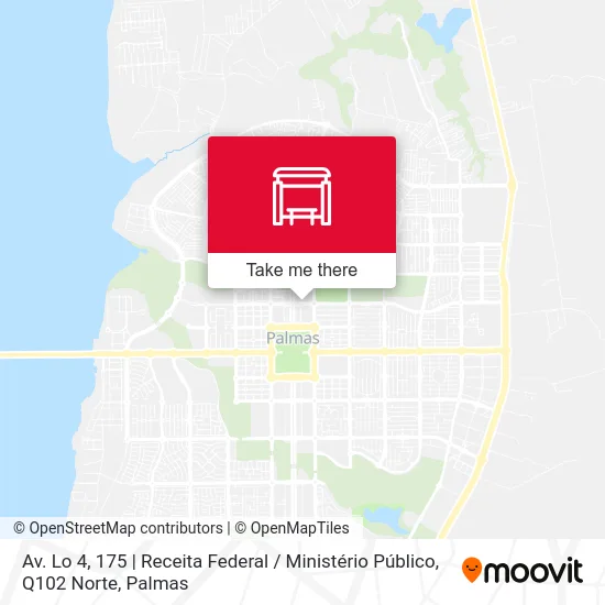 Av. Lo 4, 175 | Receita Federal / Ministério Público, Q102 Norte map