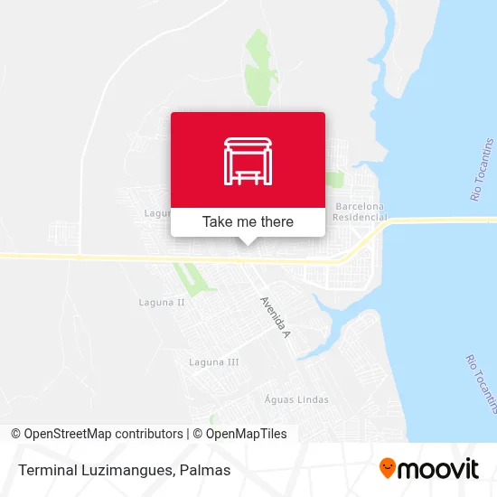 Terminal Luzimangues map