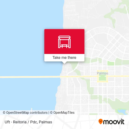 Uft - Reitoria / Pdc map