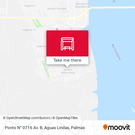 Ponto N° 0716 Av. B, Aguas Lindas map