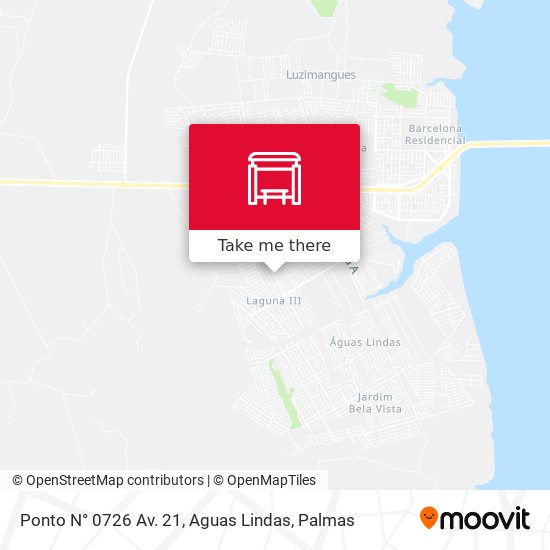 Ponto N° 0726 Av. 21, Aguas Lindas map
