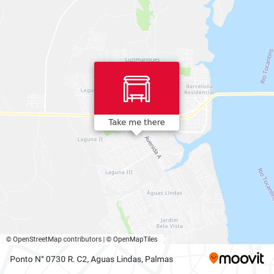 Ponto N° 0730 R. C2, Aguas Lindas map