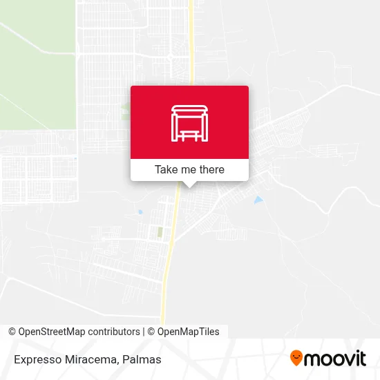 Expresso Miracema map