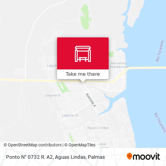 Ponto N° 0732 R. A2, Aguas Lindas map