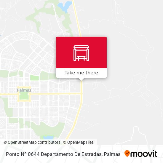 Ponto Nº 0644 Departamento De Estradas map