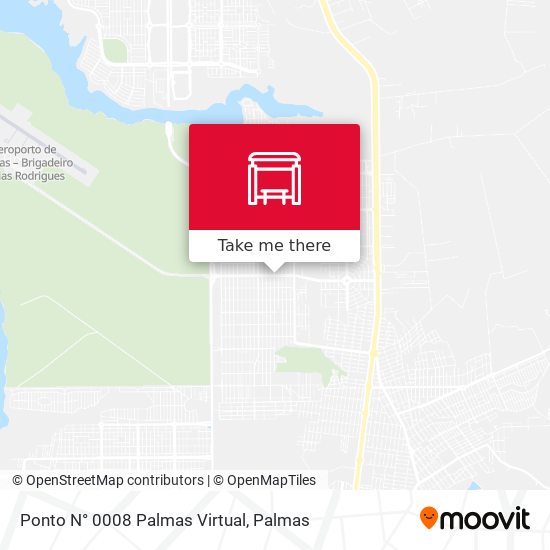 Mapa Ponto N° 0008 Palmas Virtual