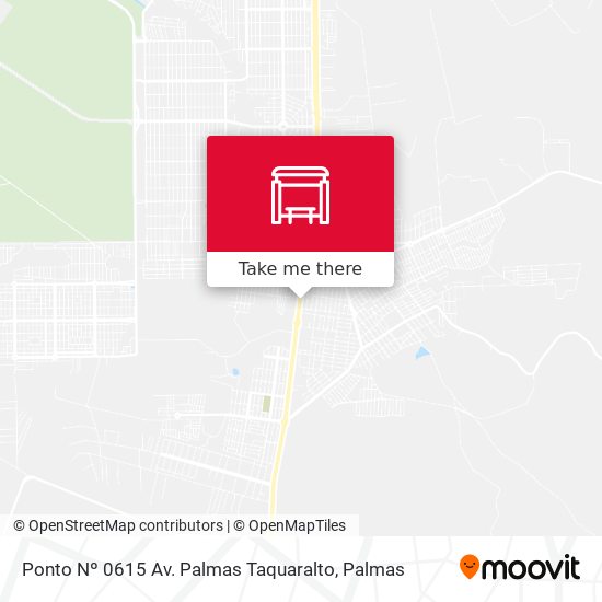 Ponto Nº 0615 Av. Palmas Taquaralto map