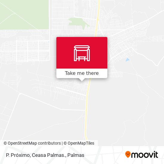P. Próximo, Ceasa Palmas. map