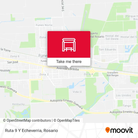 Ruta 9 Y Echeverria map