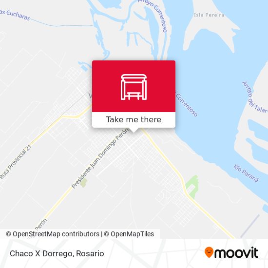 Chaco X Dorrego map