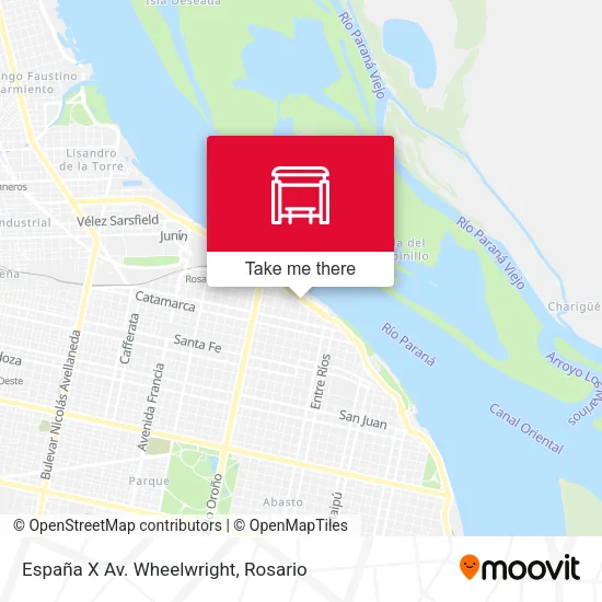 Mapa de España X Av. Wheelwright