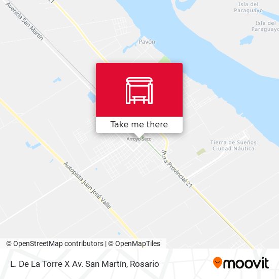 Mapa de L. De La Torre X Av. San Martín