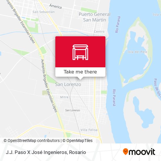 J.J. Paso X José Ingenieros map
