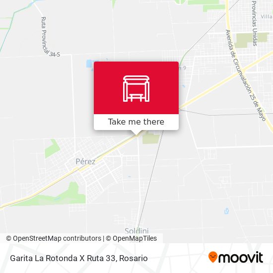 Garita La Rotonda X Ruta 33 map