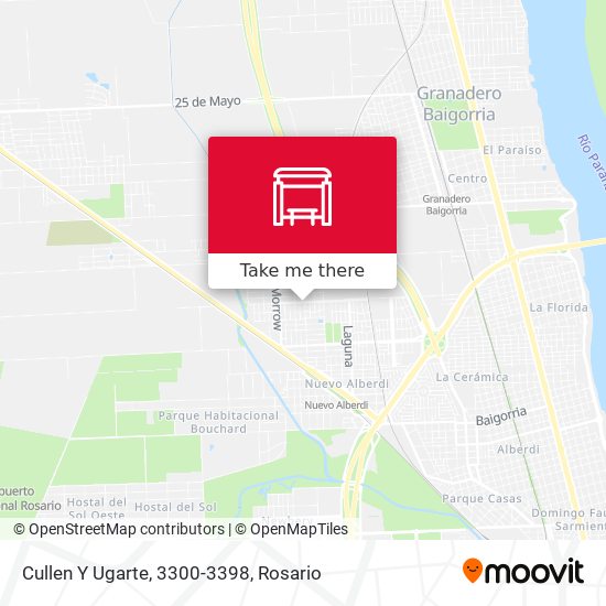 Mapa de Cullen Y Ugarte, 3300-3398