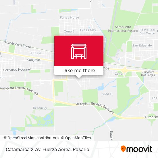 Mapa de Catamarca X Av. Fuerza Aérea