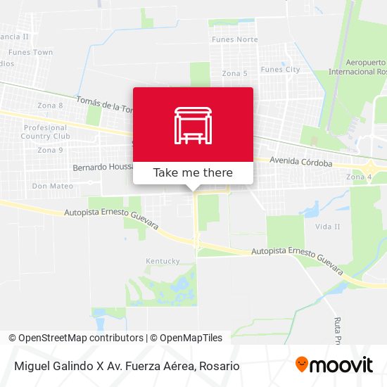 Mapa de Miguel Galindo X Av. Fuerza Aérea