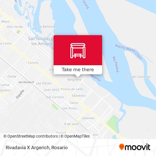 Mapa de Rivadavia X Argerich