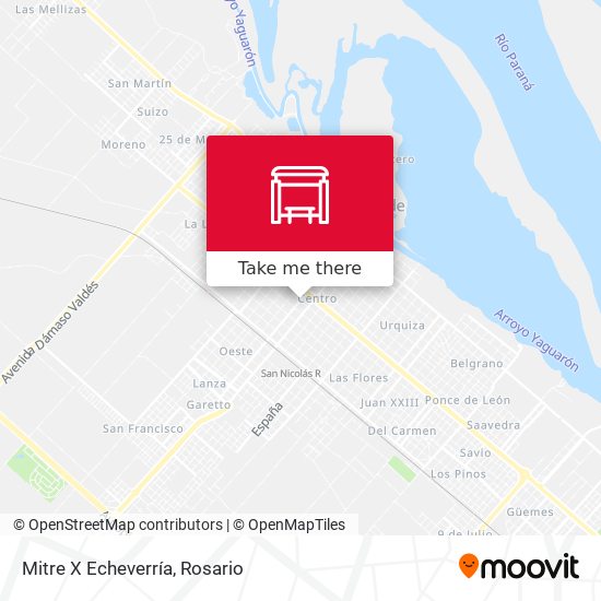 Mitre X Echeverría map