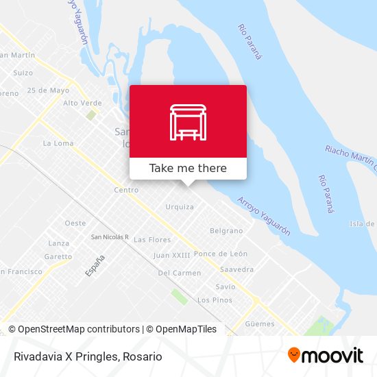 Mapa de Rivadavia X Pringles