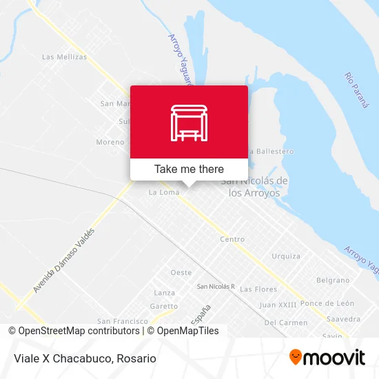 Viale X Chacabuco map