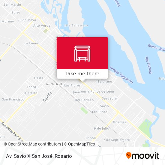 Av. Savio X San José map