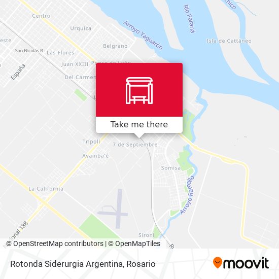 Rotonda Siderurgia Argentina map