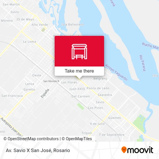 Mapa de Av. Savio X San José