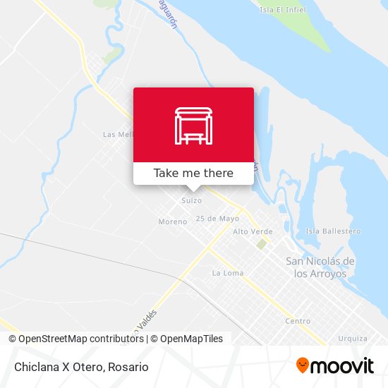 Mapa de Chiclana X Otero
