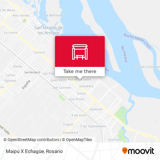 Mapa de Maipú X Echagüe